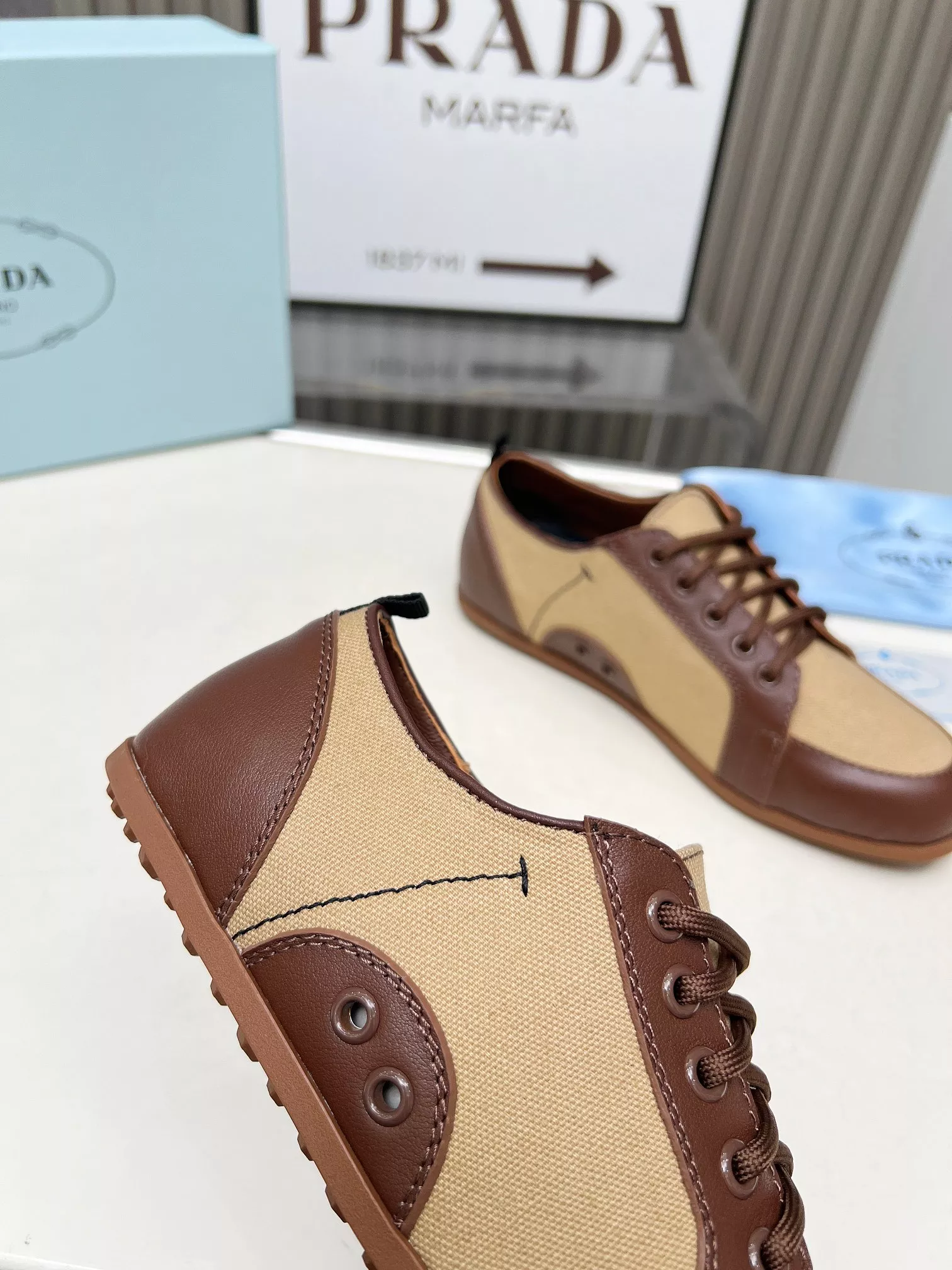 Vibrant 8036 Prada Casual Shoes For Women
