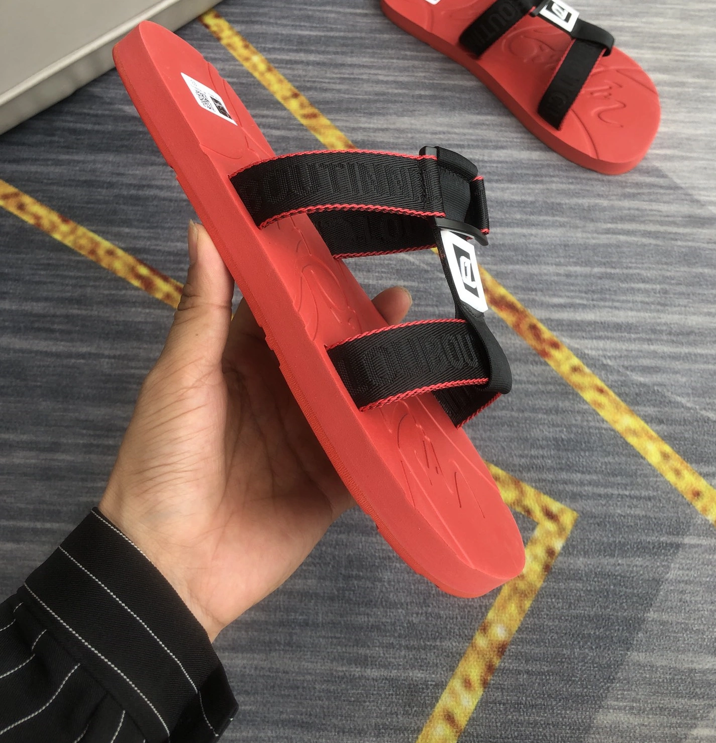 Vibrant 8082 Christian Louboutin CL Slippers For Men