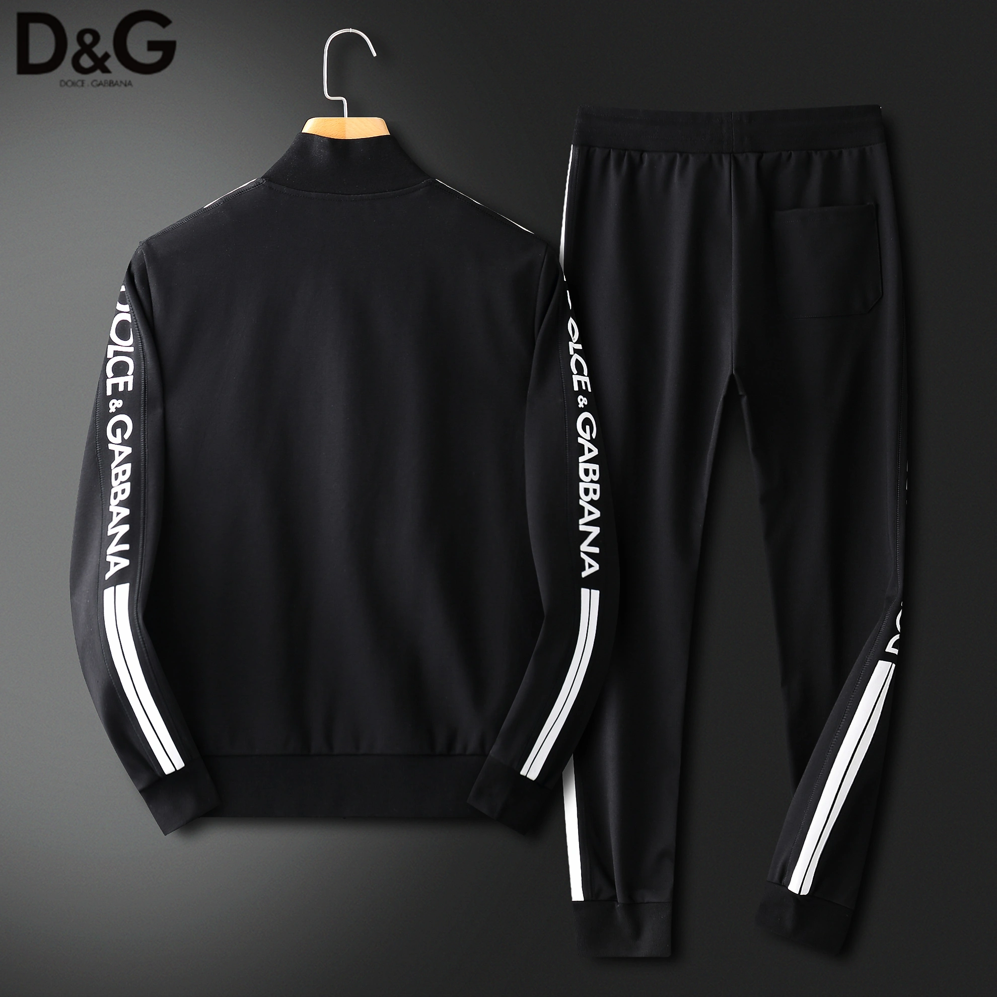 Vibrant 8088 Dolce & Gabbana D&G Tracksuits Long Sleeved For Men