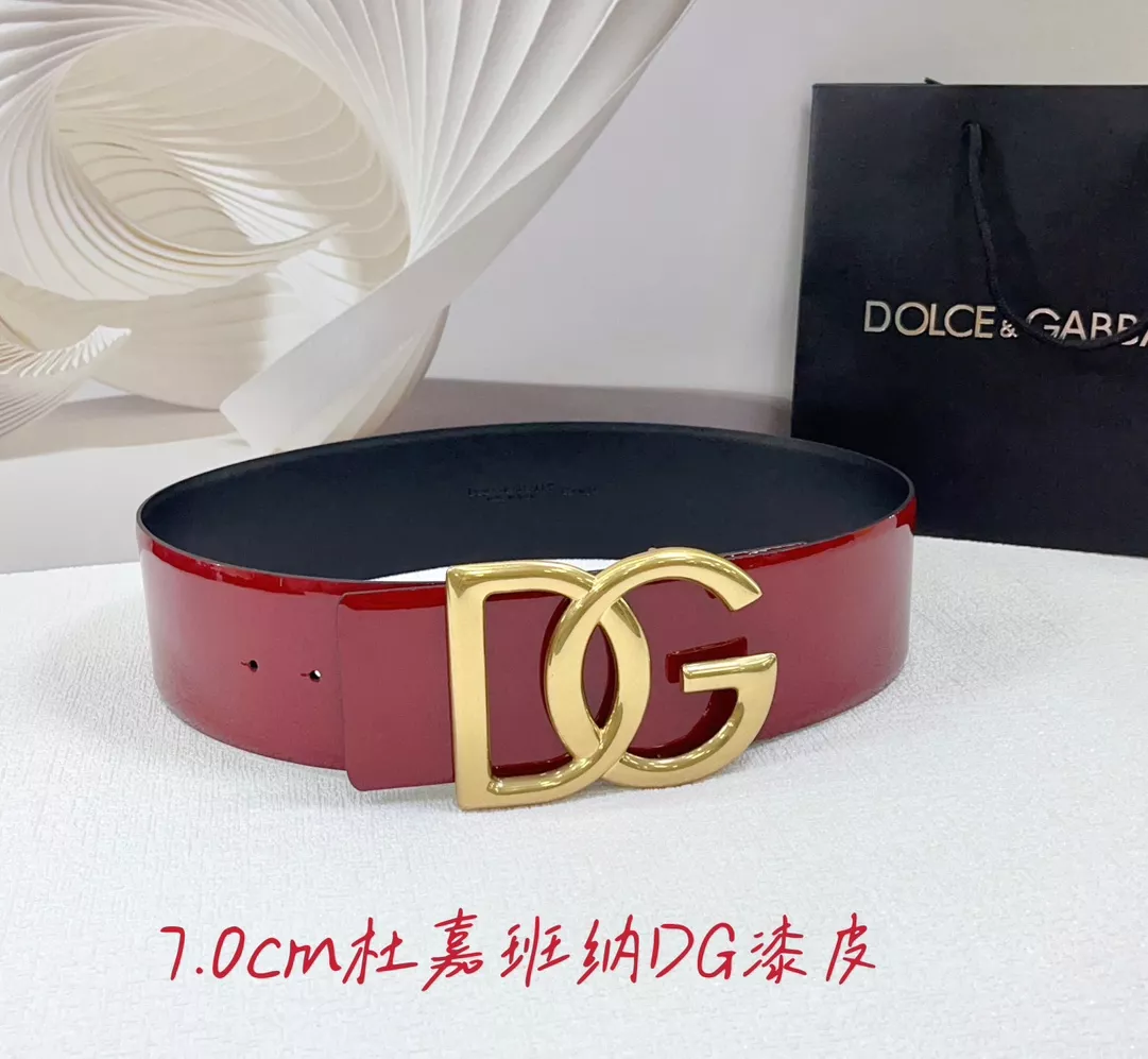 Vibrant 8294 Dolce & Gabbana D&G AAA Quality Belts In 7.0cm For Unisex