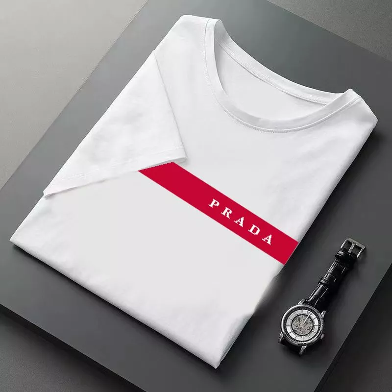 Vibrant 8419 Prada T-Shirts Short Sleeved For Men