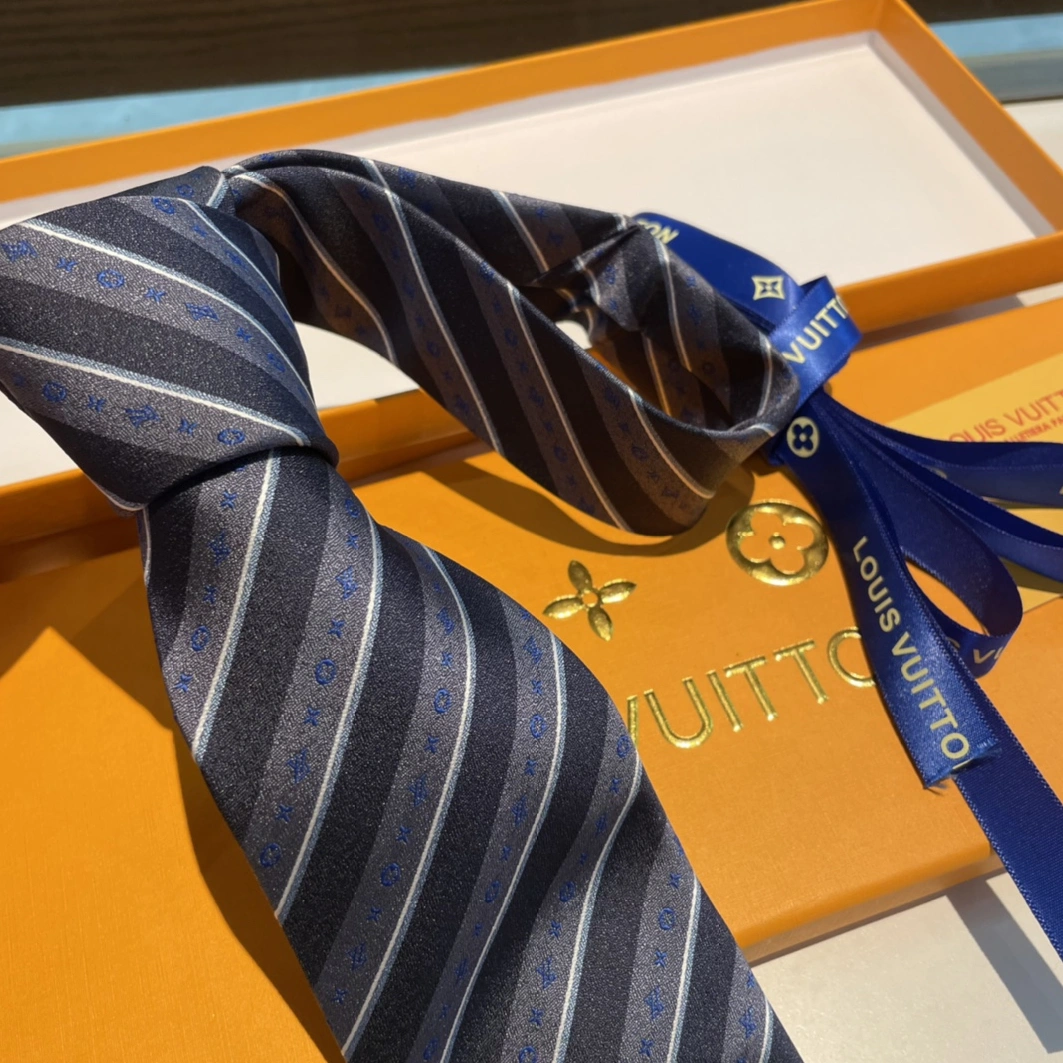 Vibrant 8505 Louis Vuitton LV Necktie For Men