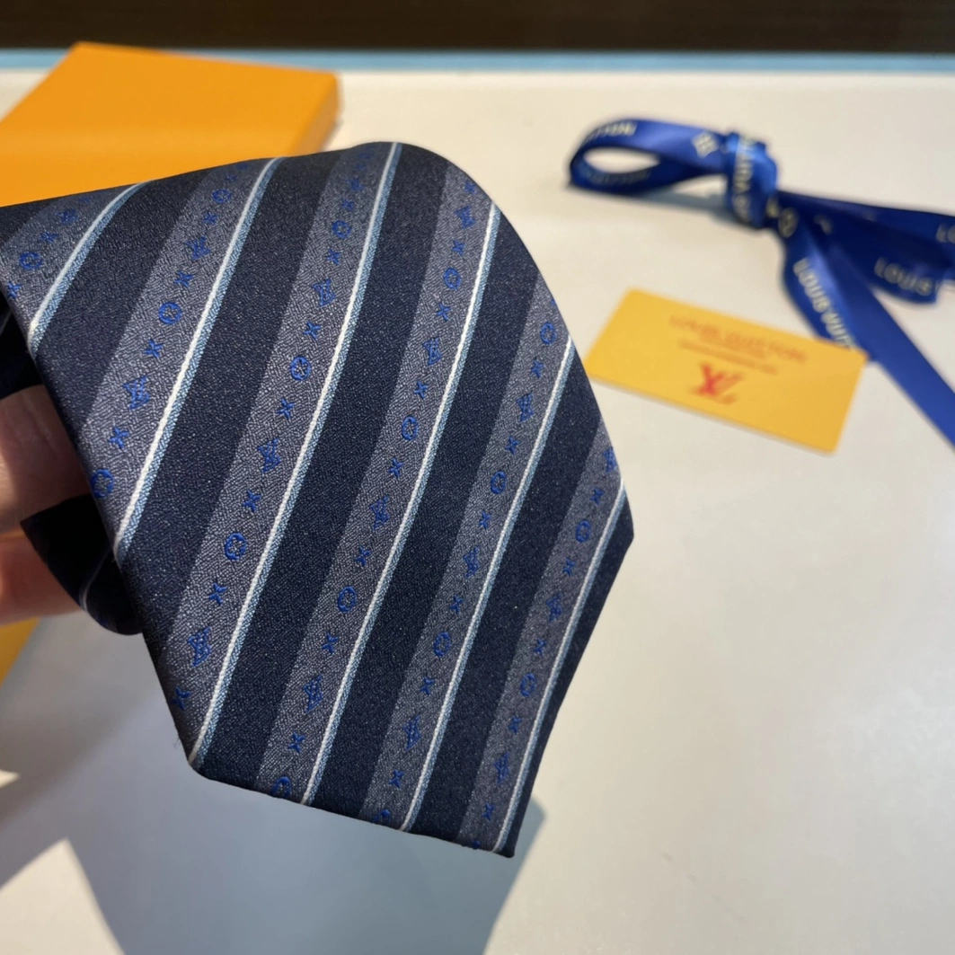 Vibrant 8505 Louis Vuitton LV Necktie For Men