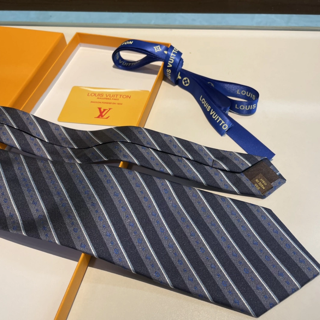 Vibrant 8505 Louis Vuitton LV Necktie For Men