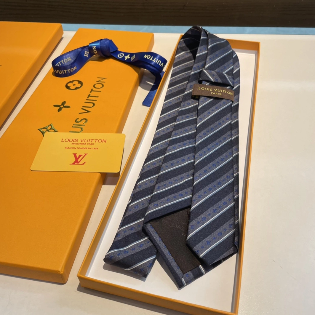 Vibrant 8505 Louis Vuitton LV Necktie For Men