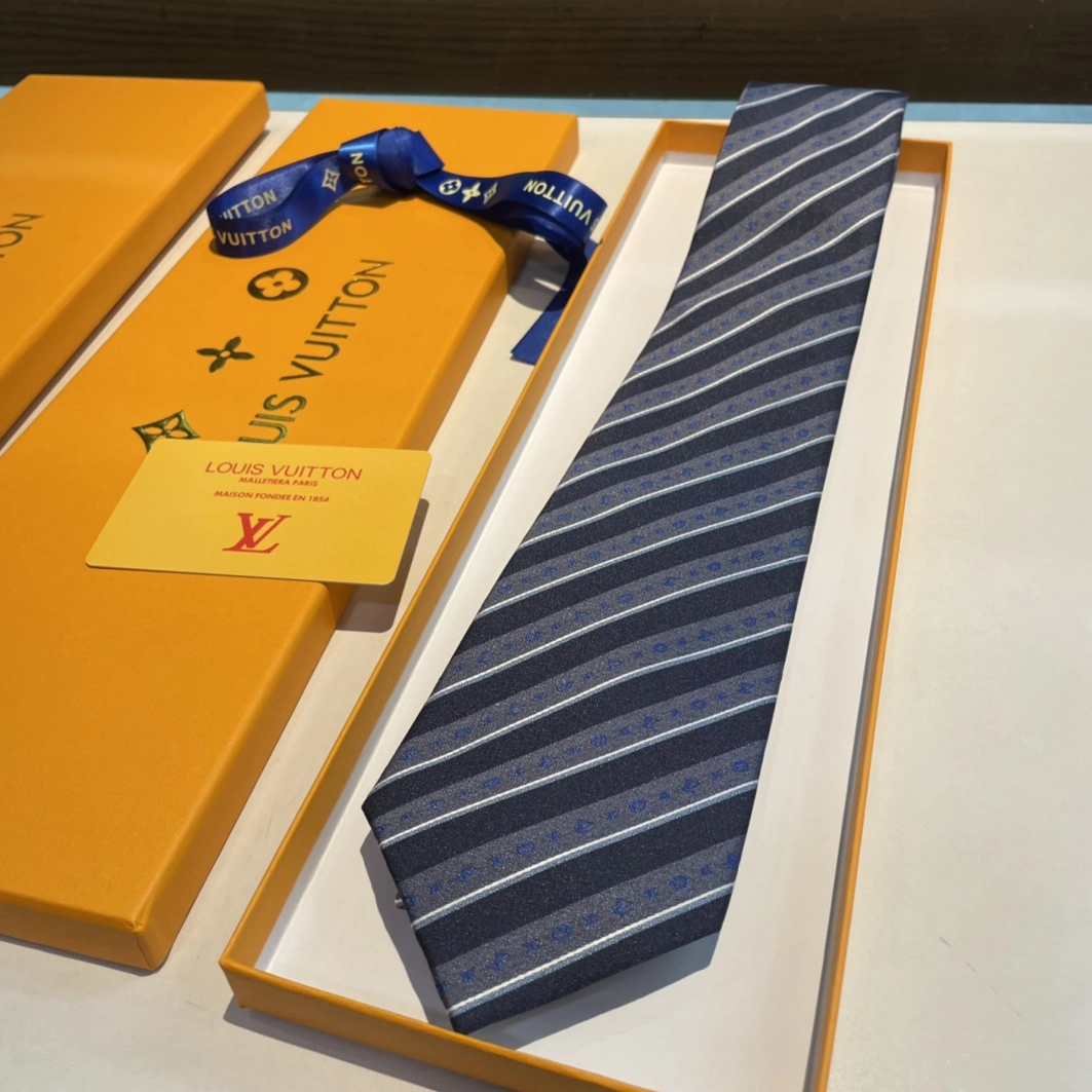 Vibrant 8505 Louis Vuitton LV Necktie For Men