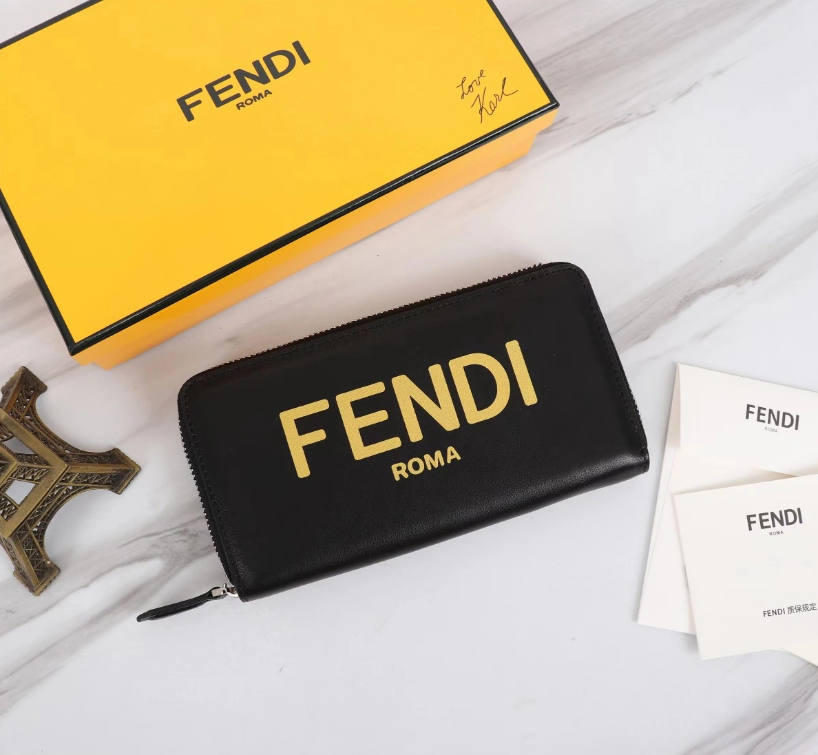 Vibrant 8708 Fendi AAA Man Wallets