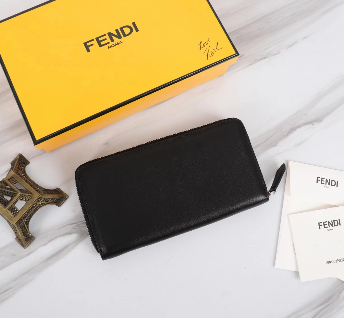 Vibrant 8708 Fendi AAA Man Wallets