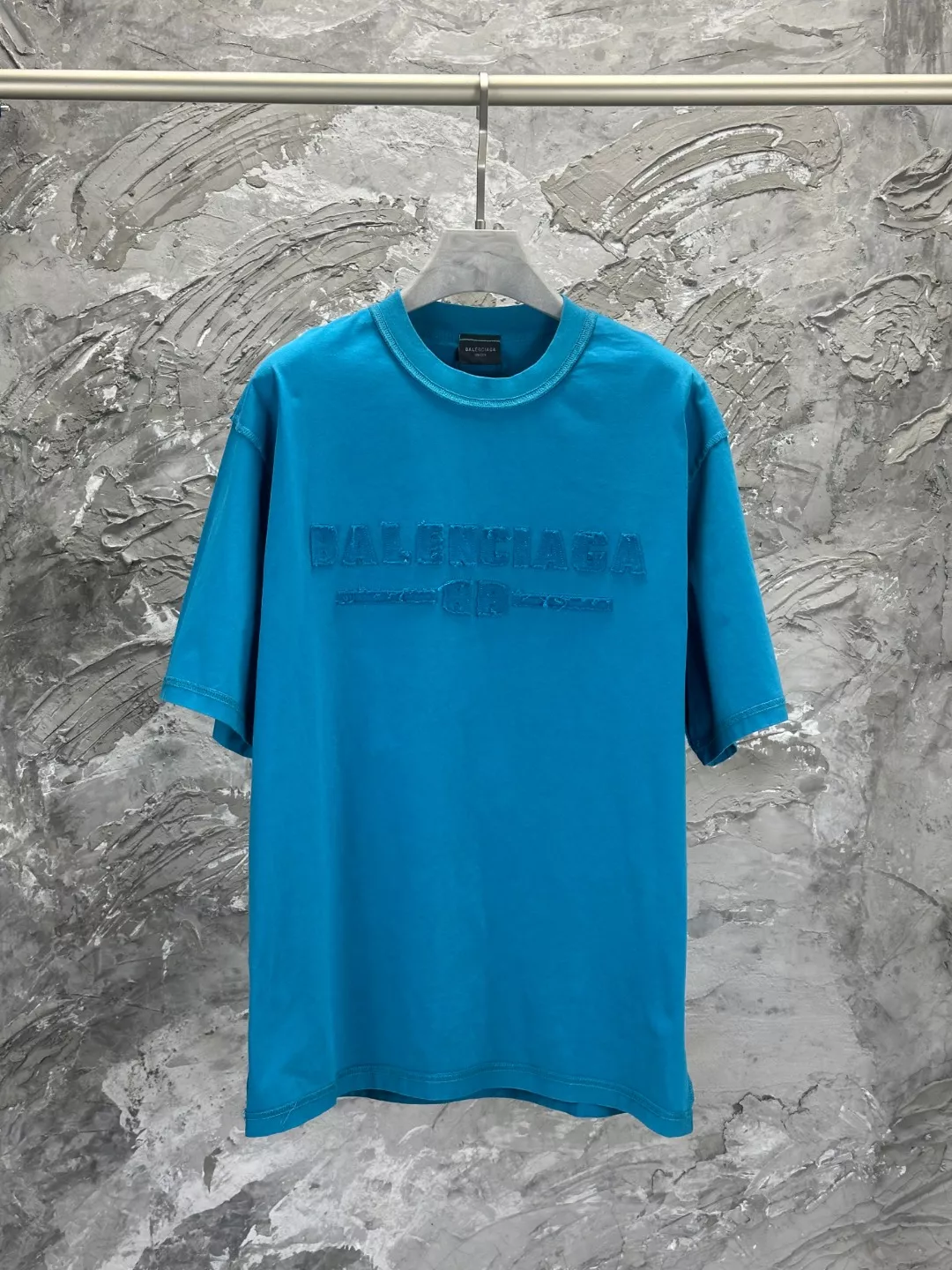 Vibrant 8872 Balenciaga T-Shirts Short Sleeved For Unisex