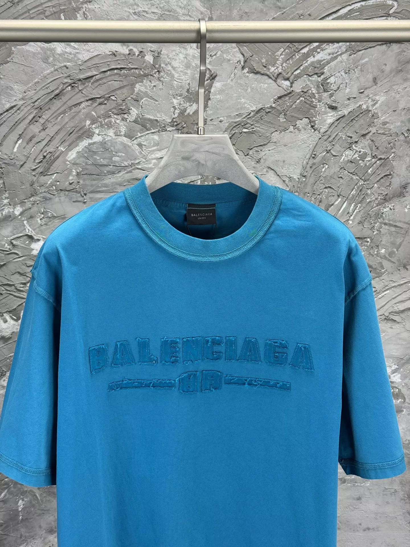 Vibrant 8872 Balenciaga T-Shirts Short Sleeved For Unisex