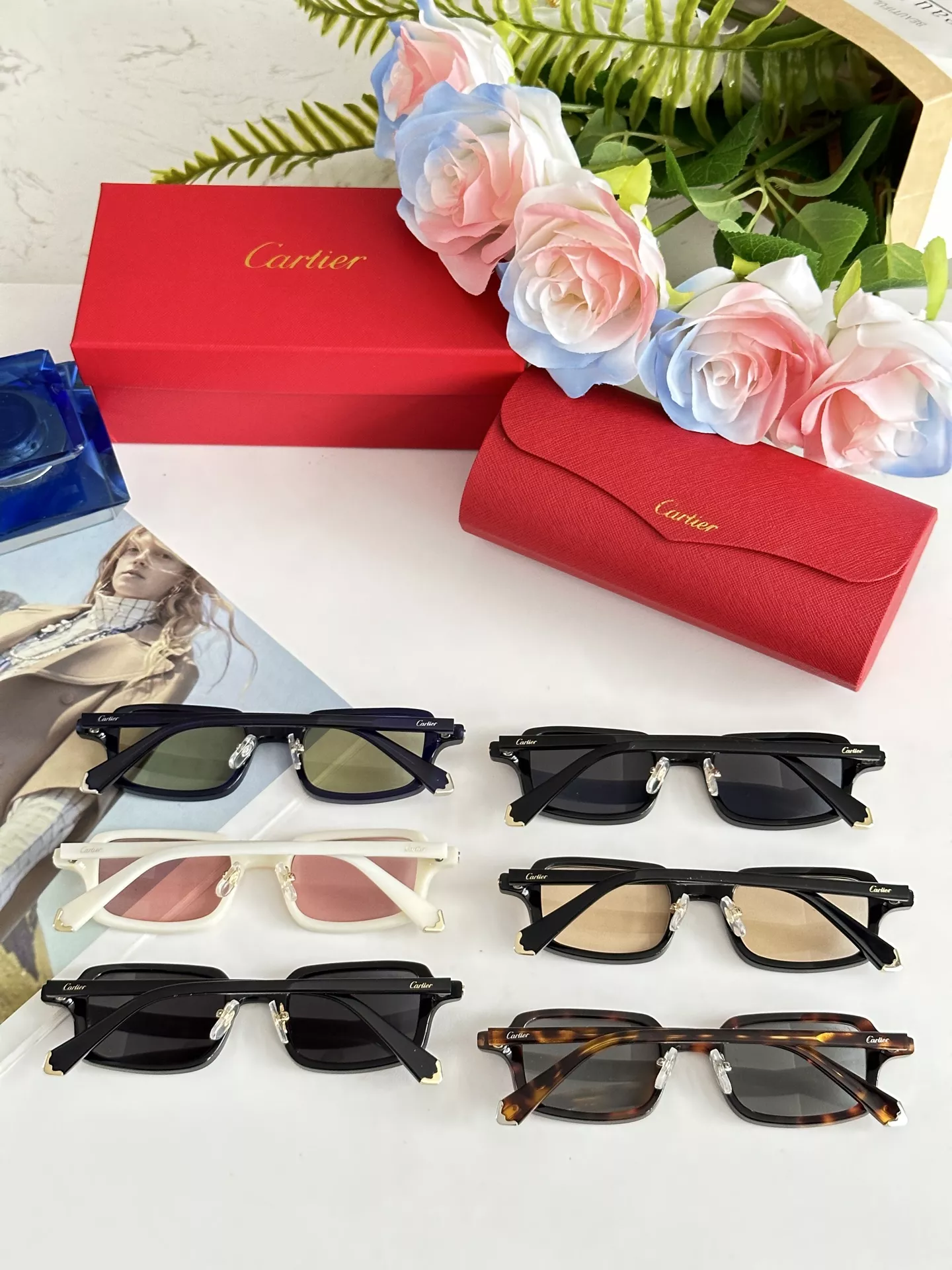 Vibrant 8950 Cartier AAA Quality Sunglassess