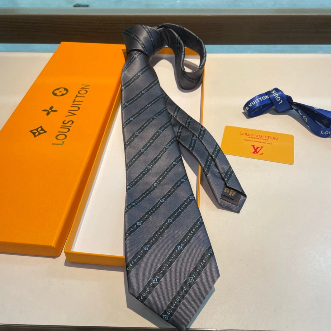 Vibrant 9050 Louis Vuitton LV Necktie For Men