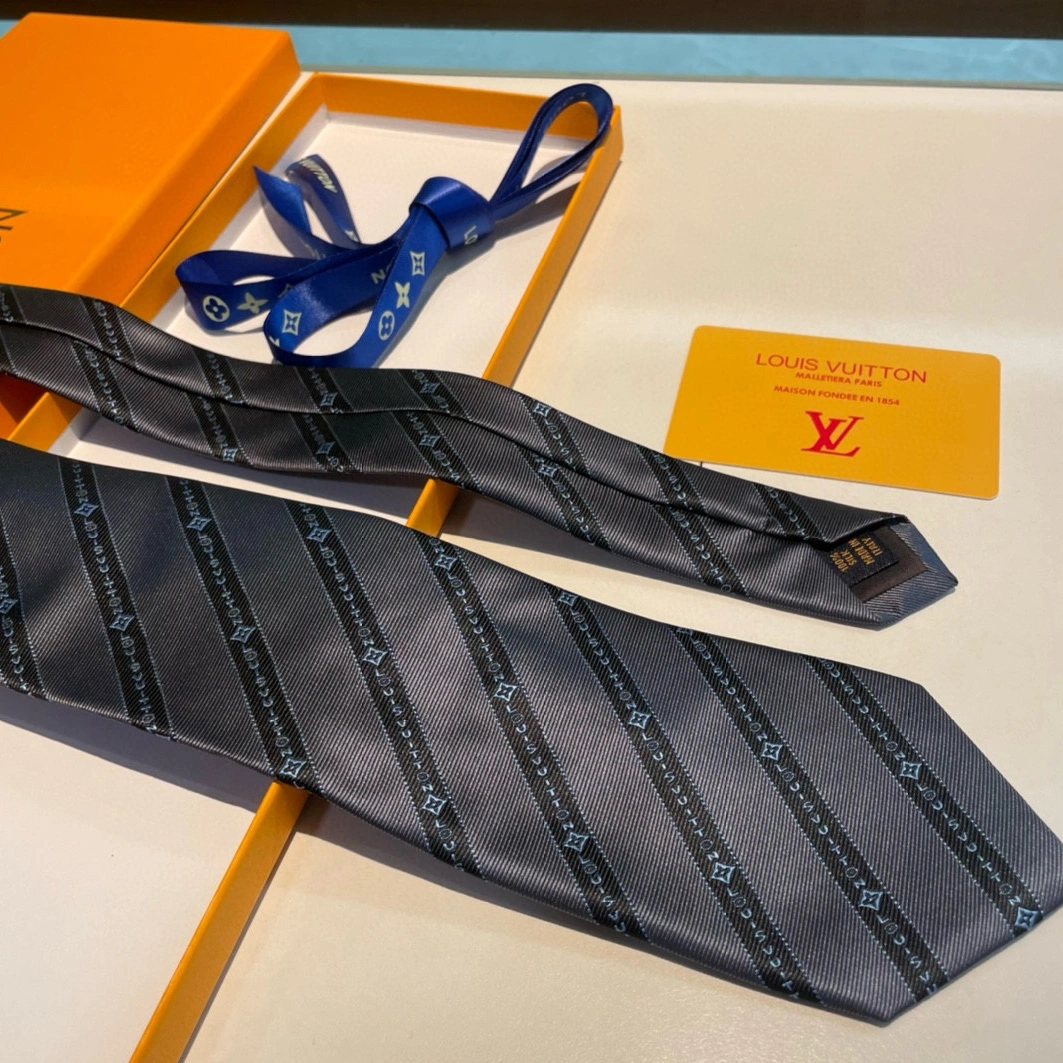 Vibrant 9050 Louis Vuitton LV Necktie For Men