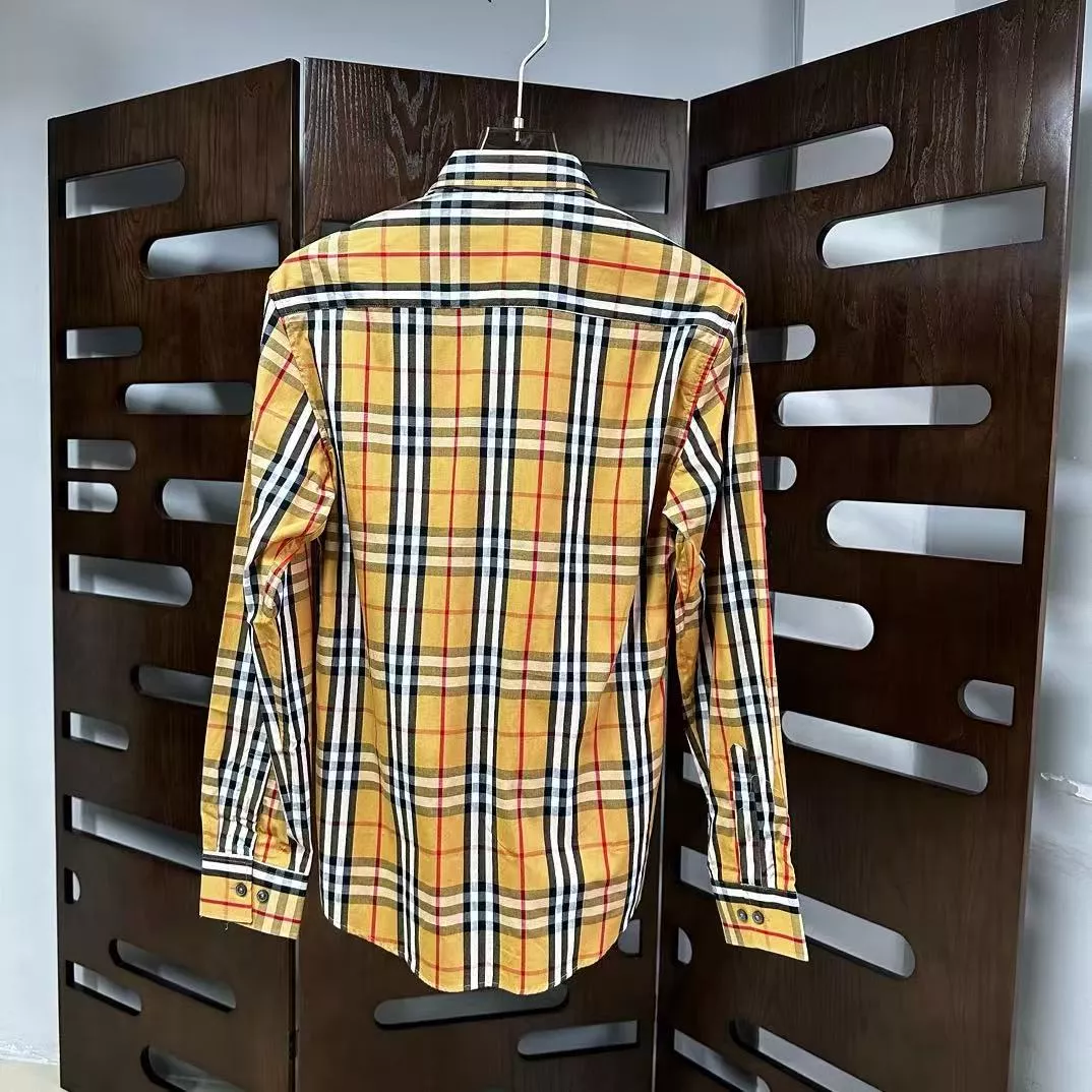 Vibrant 9235 Burberry Shirts Long Sleeved For Men