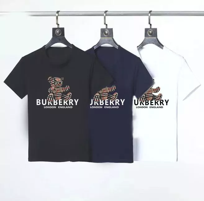 Vibrant 962 Burberry T-Shirts Short Sleeved For Men