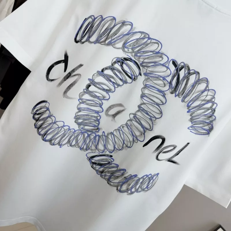 Vibrant 9855 Chanel T-Shirts Short Sleeved For Unisex