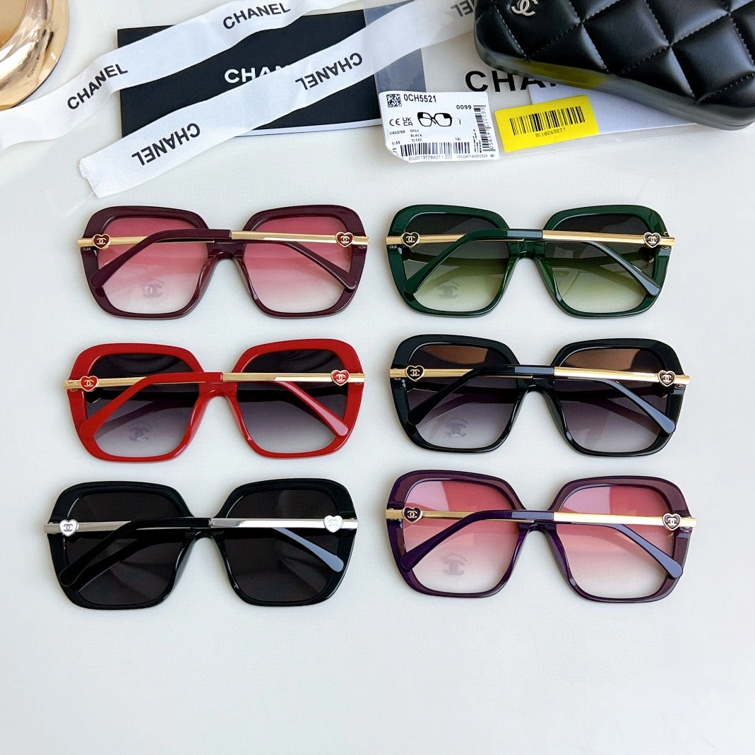Vibrant 9909 Chanel AAA Quality Sunglasses