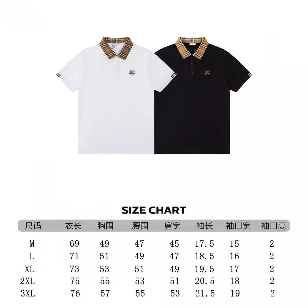 Vibrant 9992 Burberry T-Shirts Short Sleeved For Men