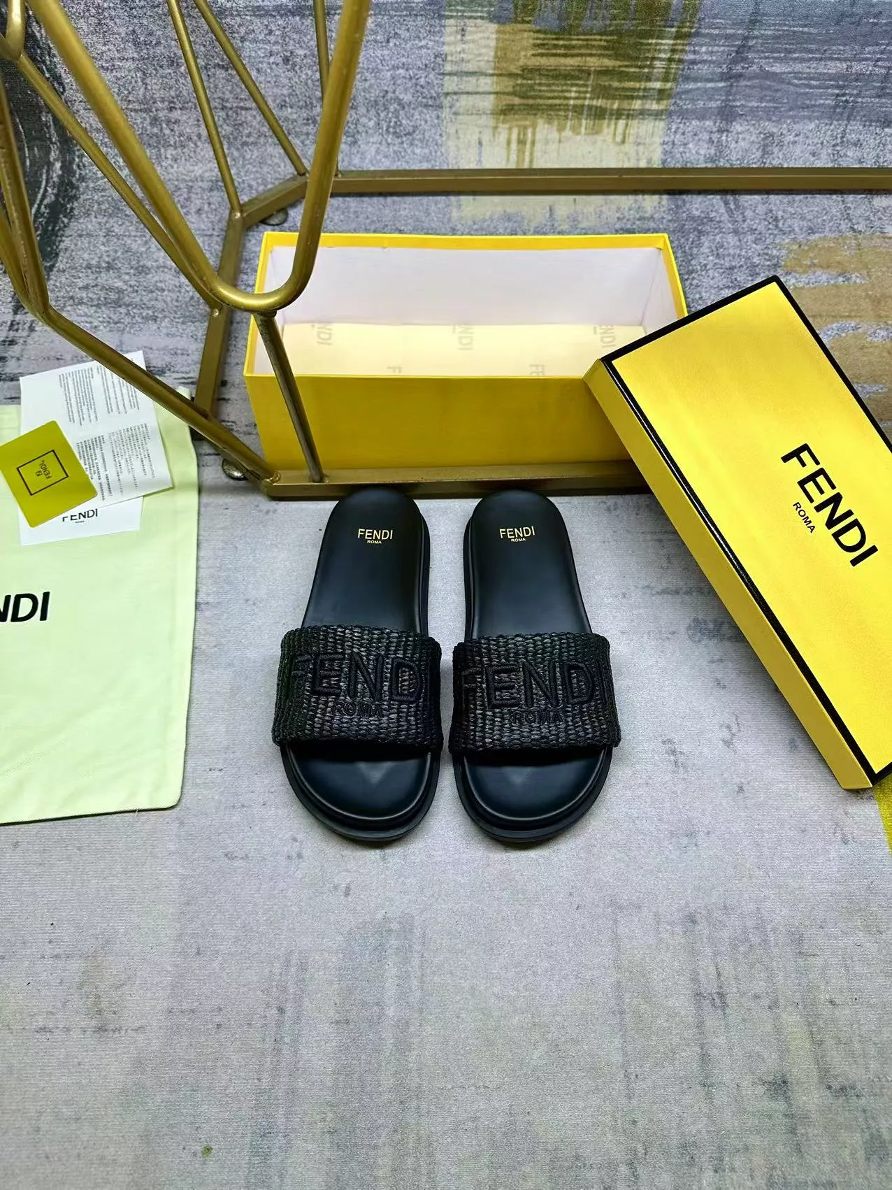 WellDesigned 1305 Fendi Slippers For Women