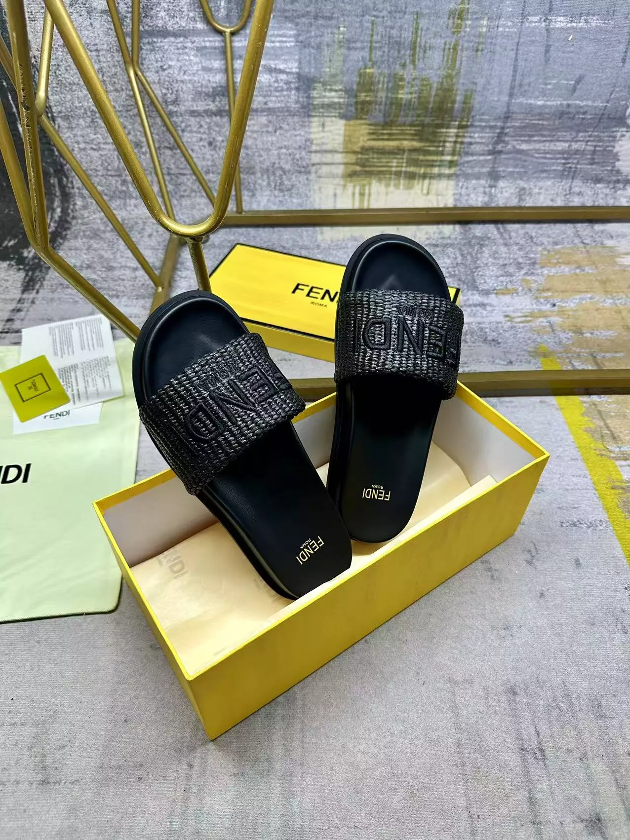 WellDesigned 1305 Fendi Slippers For Women