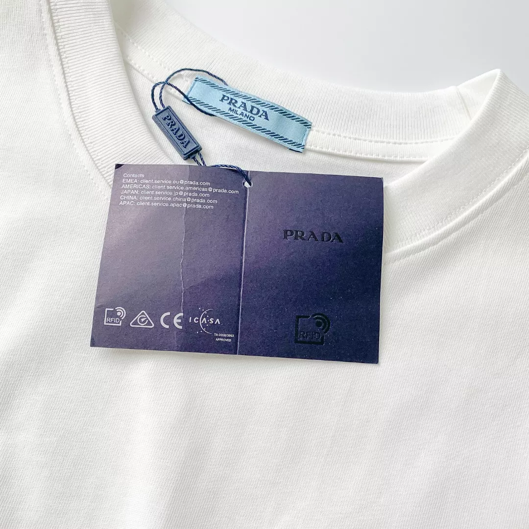 WellDesigned 1369 Prada T-Shirts Short Sleeved For Unisex