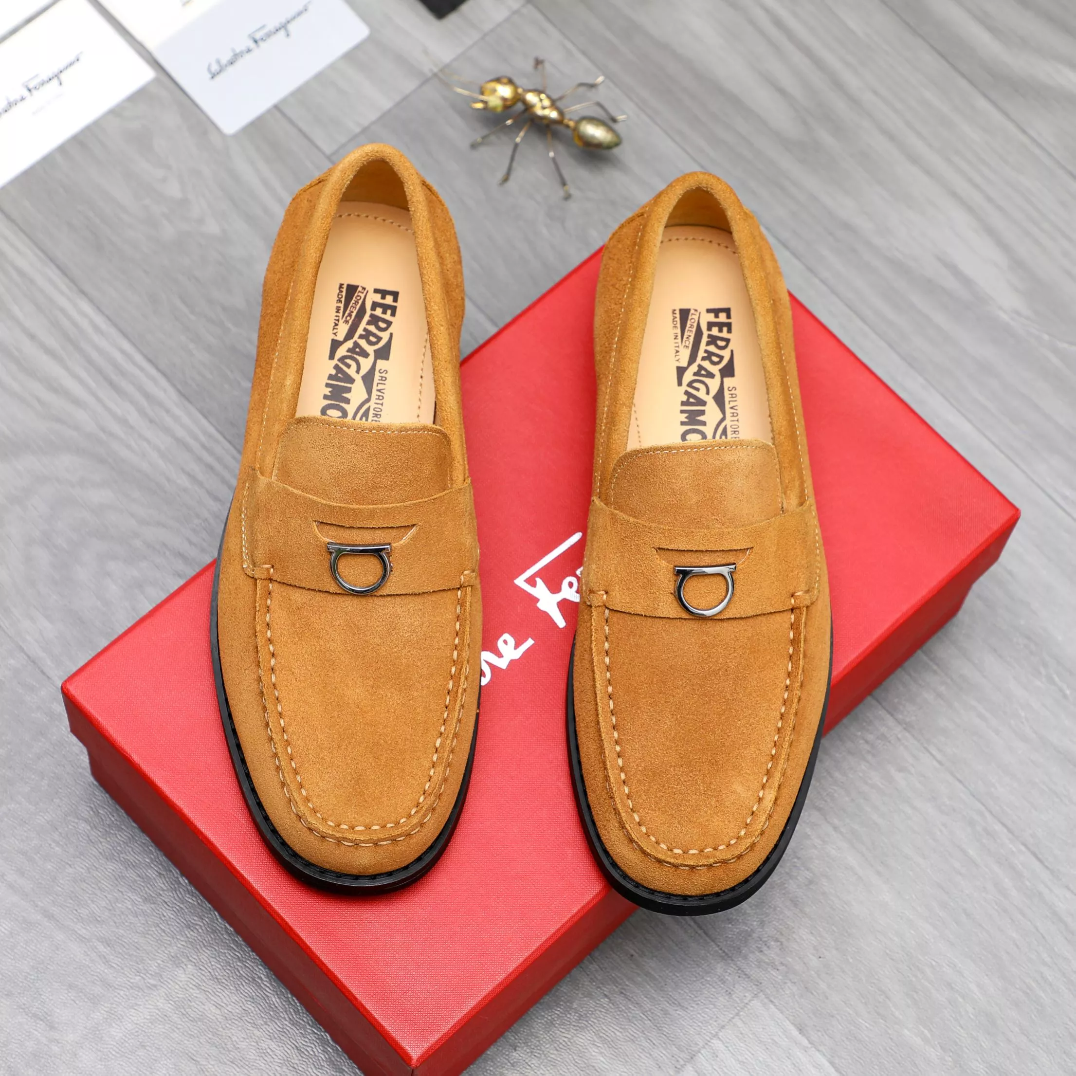 WellDesigned 1405 Salvatore Ferragamo Leather Shoes For Men