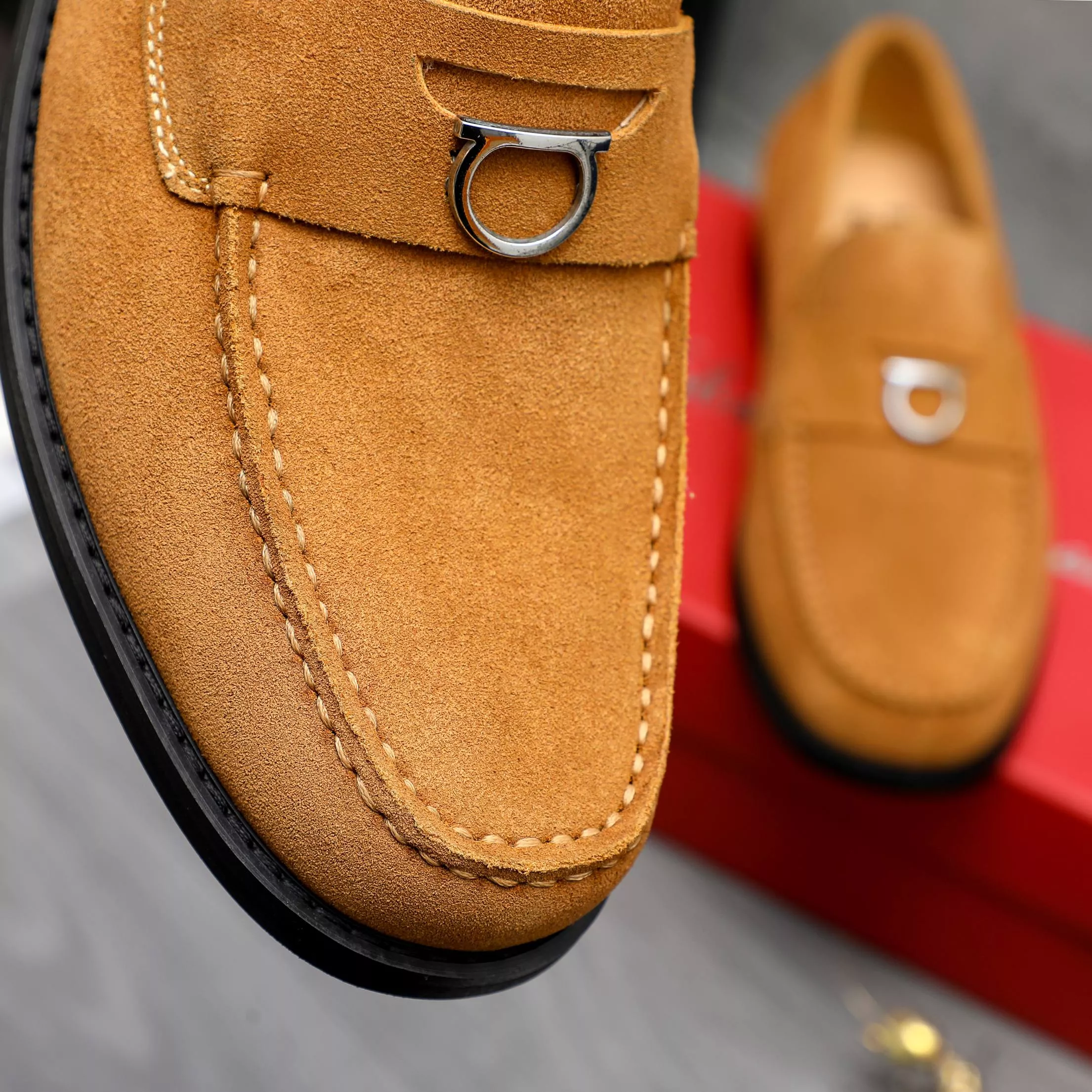 WellDesigned 1405 Salvatore Ferragamo Leather Shoes For Men