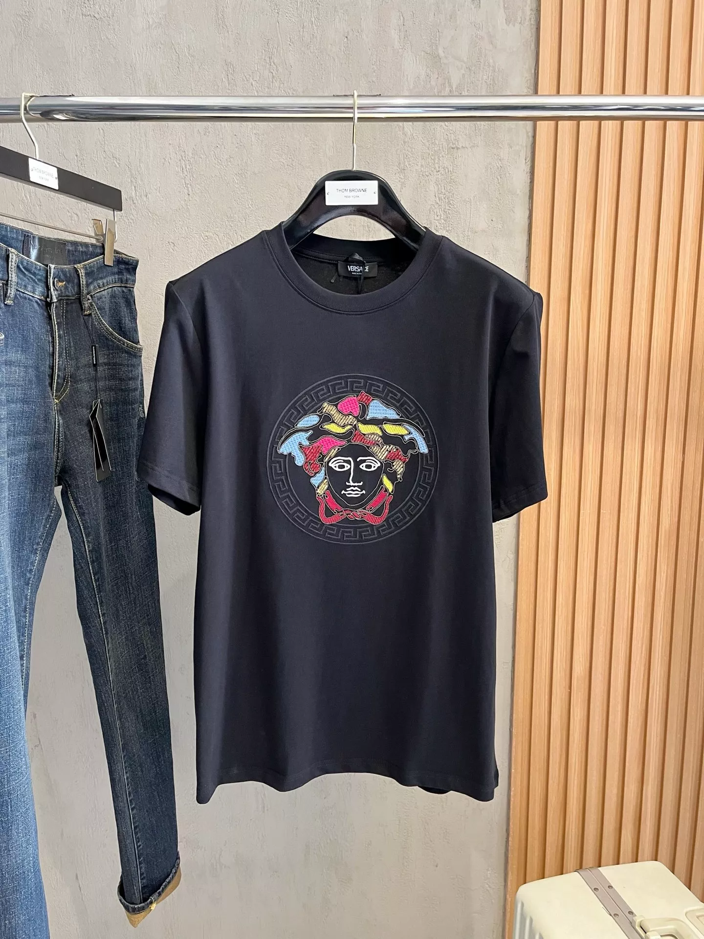 WellDesigned 1414 Versace T-Shirts Short Sleeved For Unisex