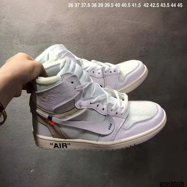 WellDesigned 1521 Nike Air Jordan 1 & Off-White For Men