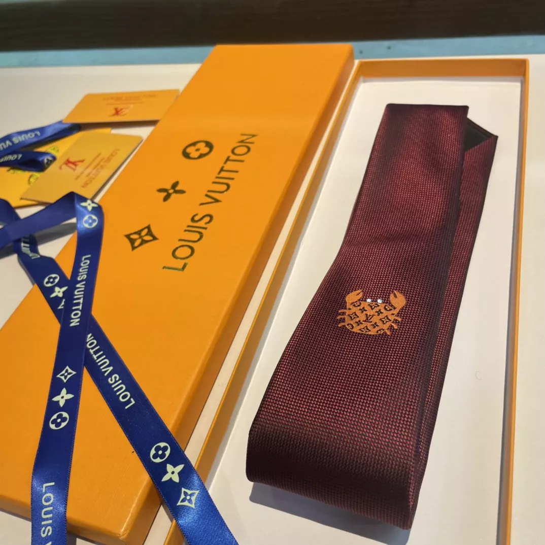 WellDesigned 1527 Louis Vuitton LV Necktie