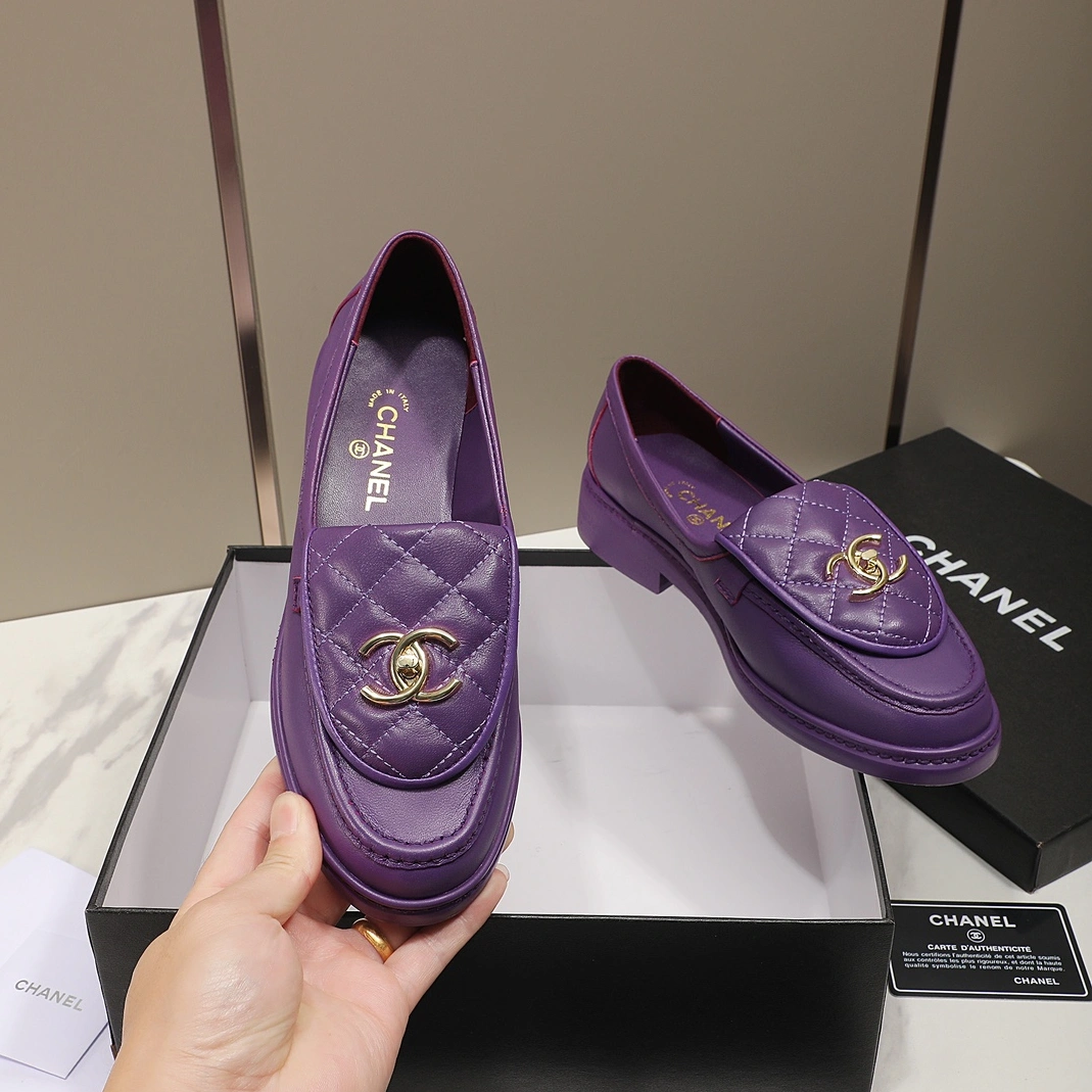 WellDesigned 1537 Chanel Leather Shoes For Women