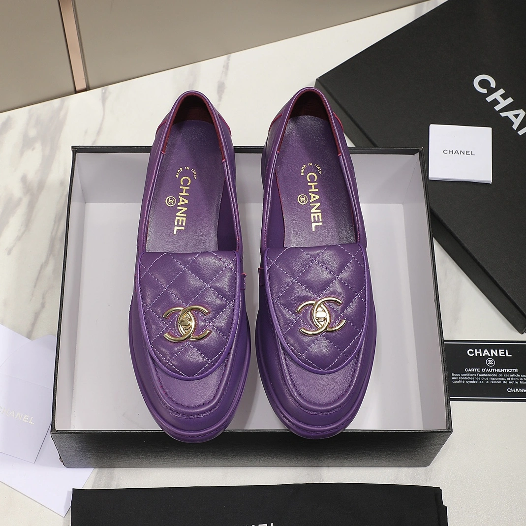 WellDesigned 1537 Chanel Leather Shoes For Women
