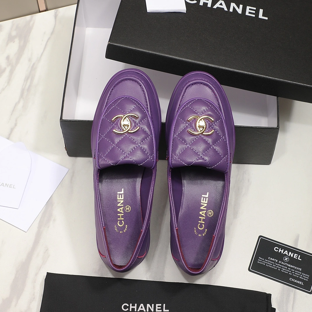 WellDesigned 1537 Chanel Leather Shoes For Women