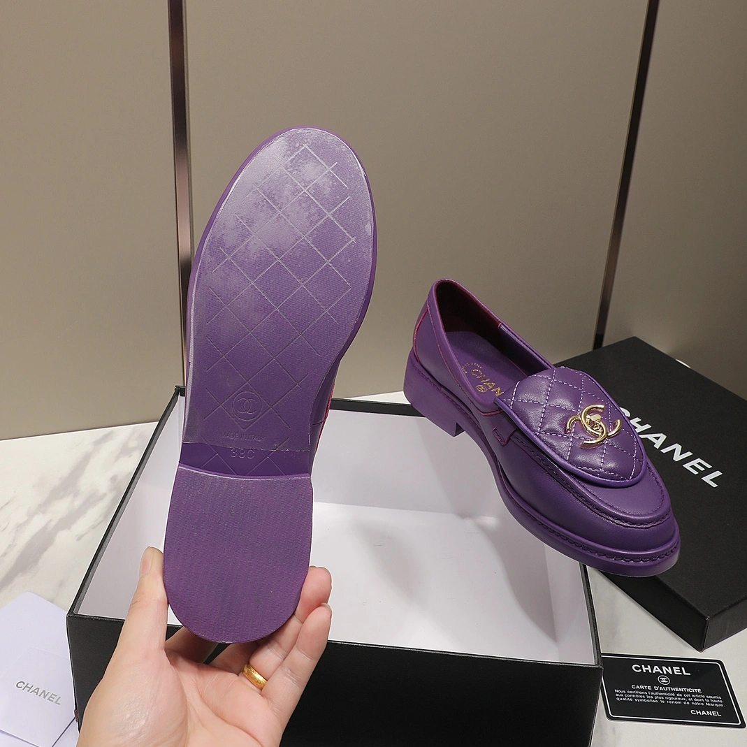 WellDesigned 1537 Chanel Leather Shoes For Women