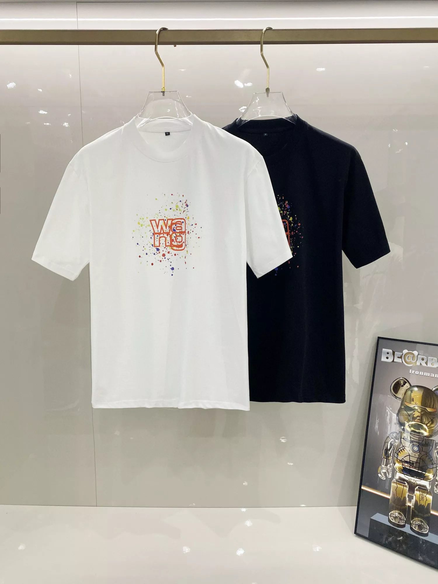 WellDesigned 1677 Alexander Wang T-Shirts Short Sleeved For Unisex