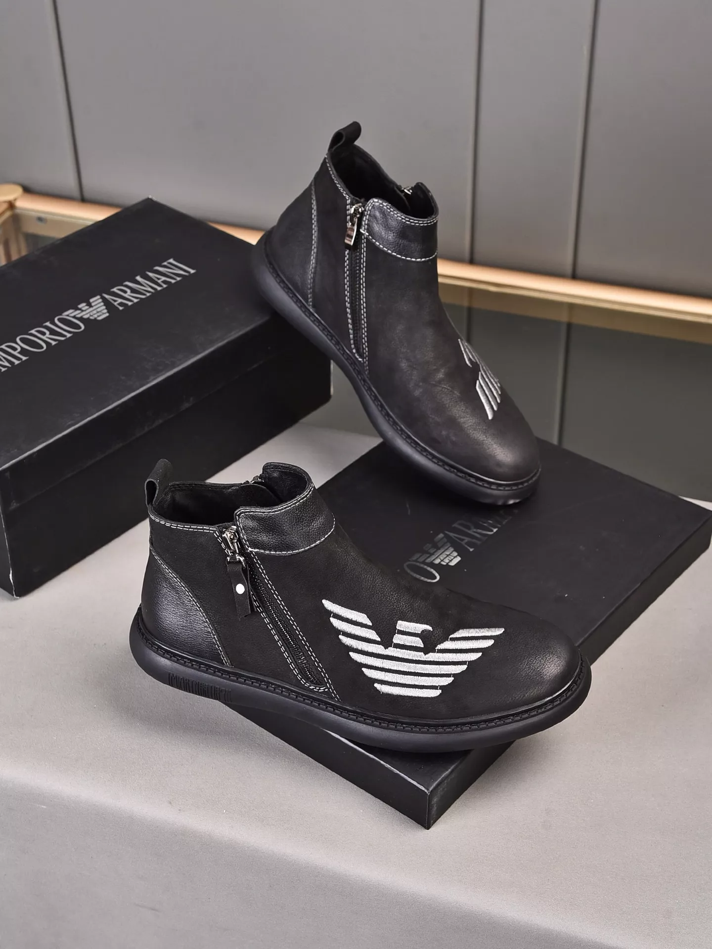 WellDesigned 1745 Armani Boots For Men