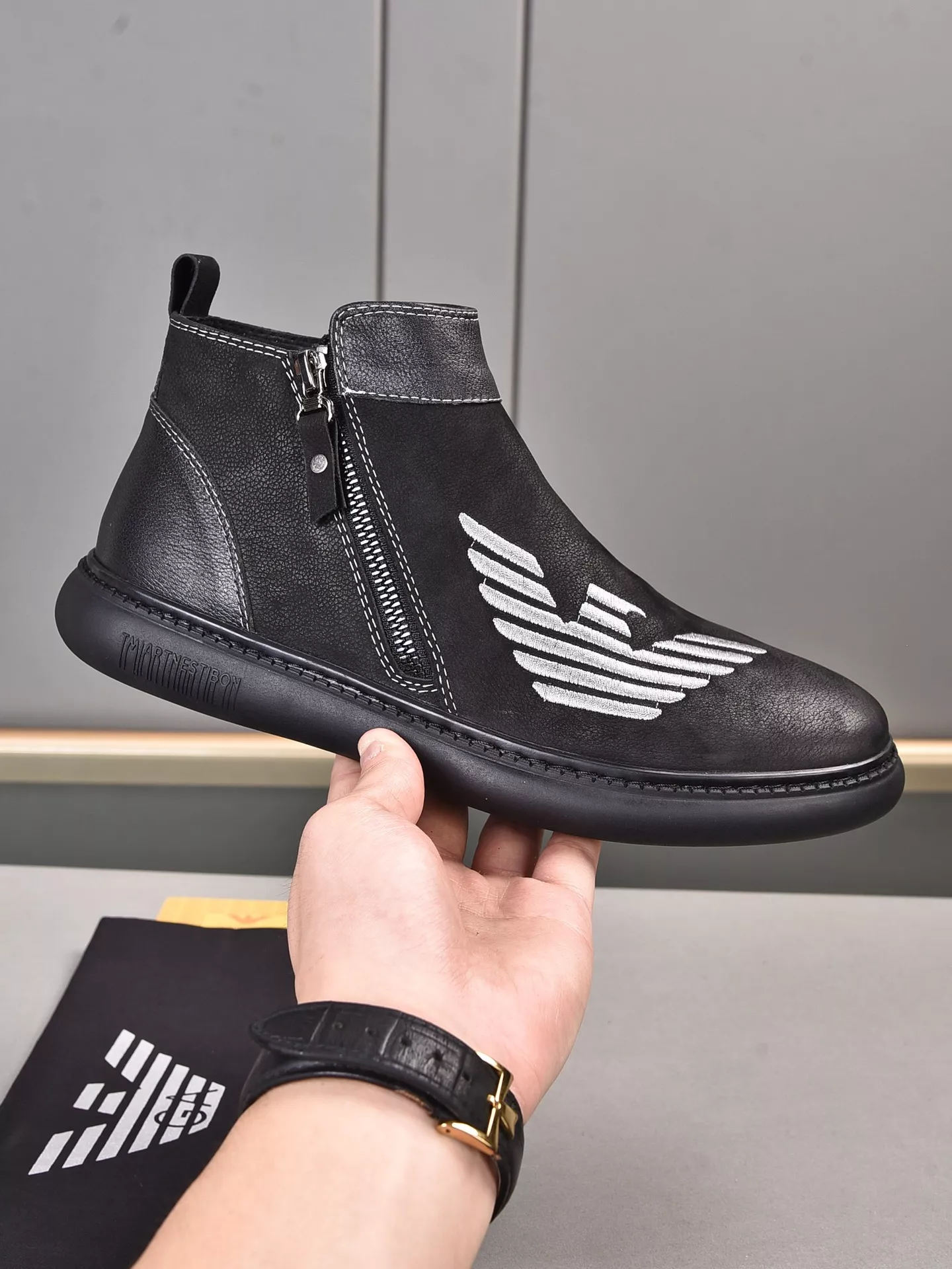 WellDesigned 1745 Armani Boots For Men
