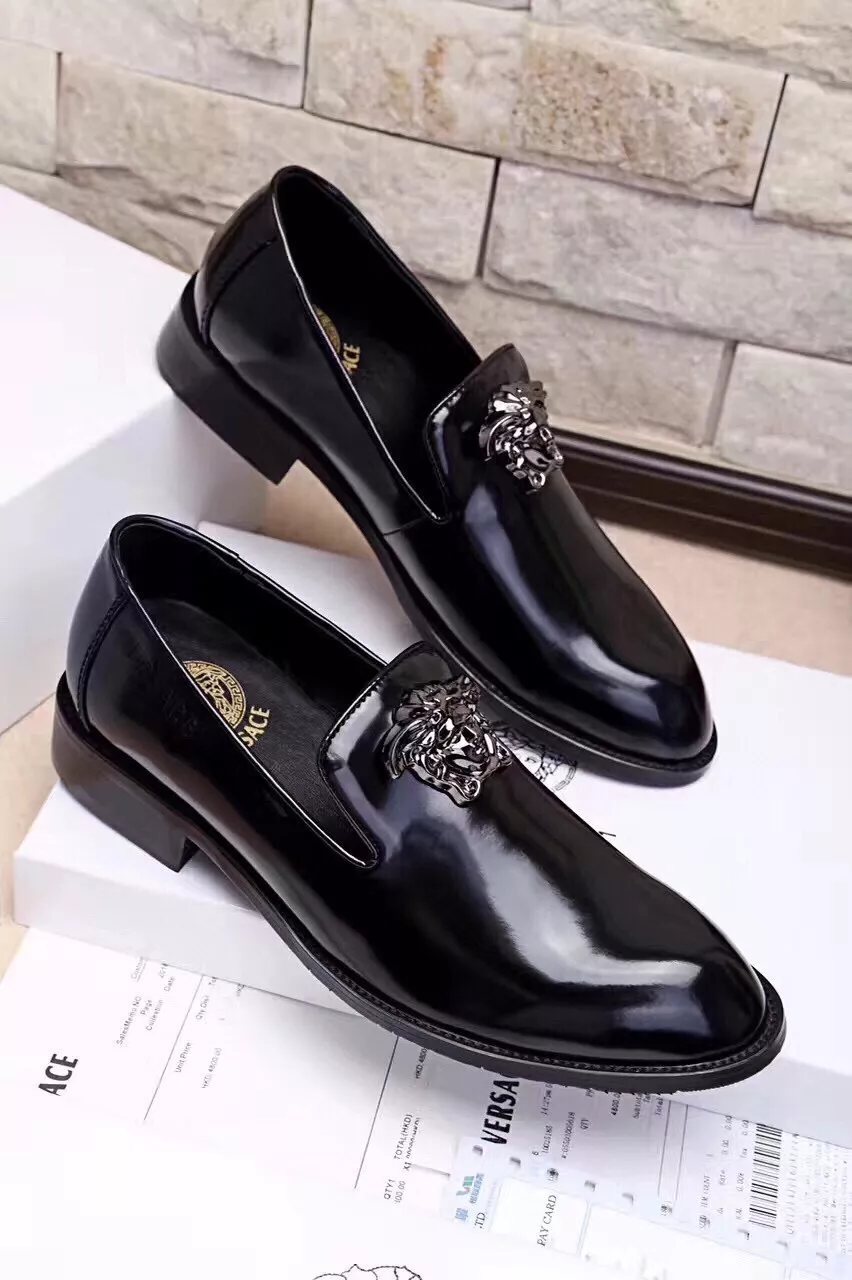 WellDesigned 2124 Versace Leather Shoes For Men