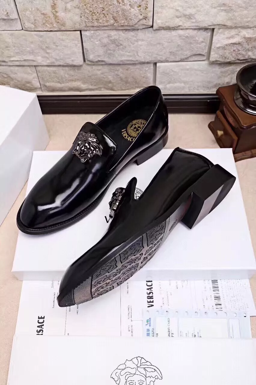 WellDesigned 2124 Versace Leather Shoes For Men