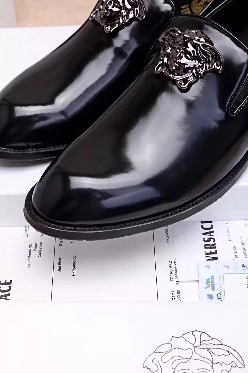 WellDesigned 2124 Versace Leather Shoes For Men