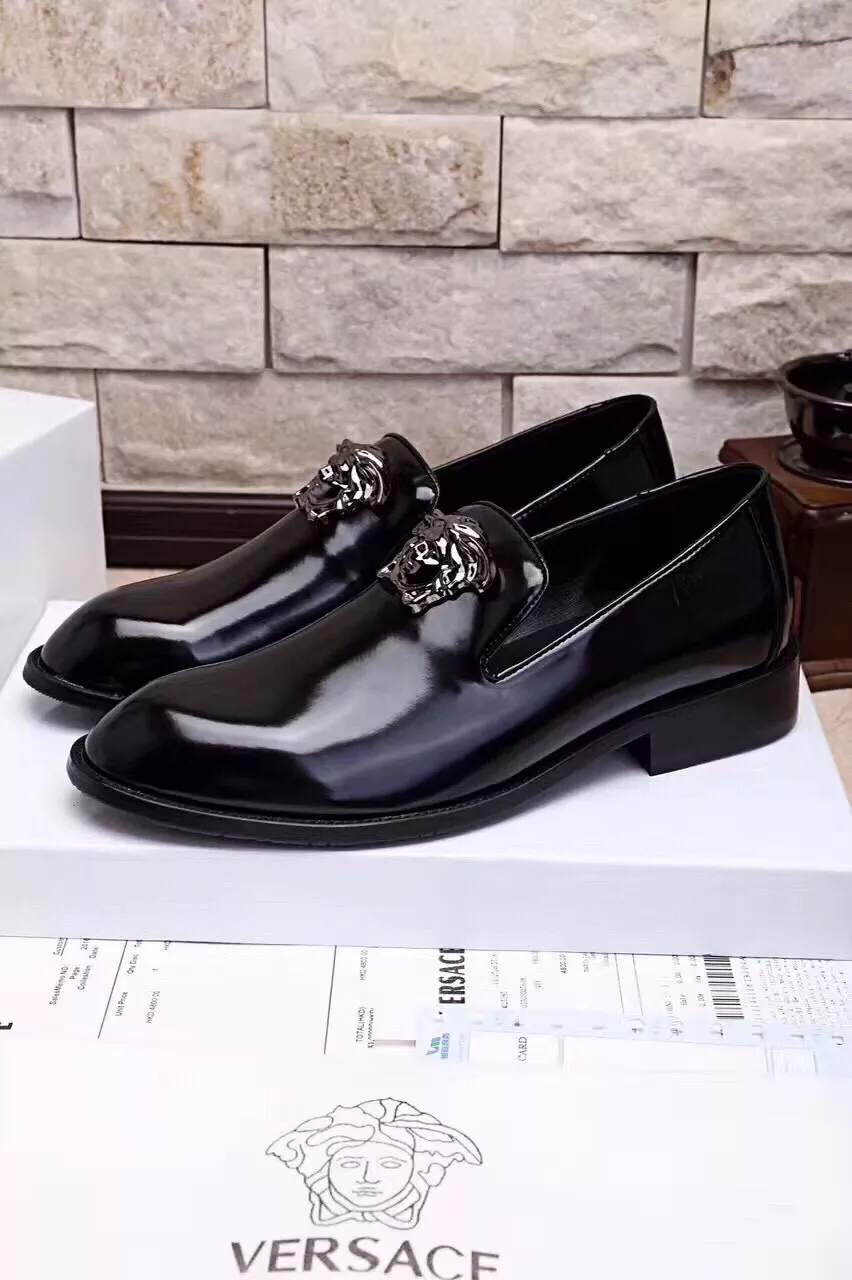 WellDesigned 2124 Versace Leather Shoes For Men