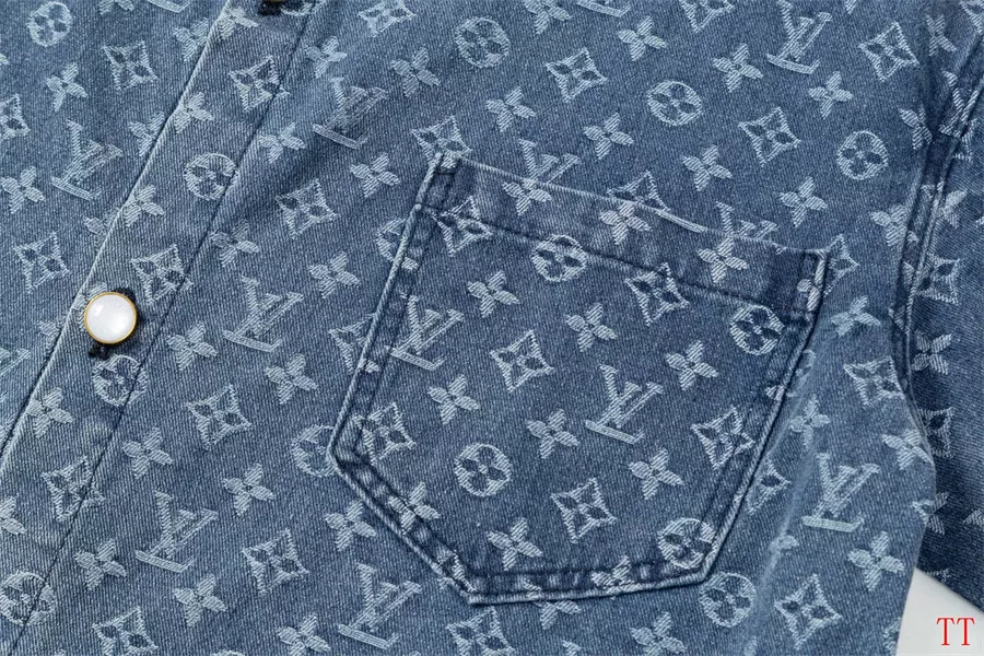 WellDesigned 2157 Louis Vuitton LV Shirts Short Sleeved For Unisex