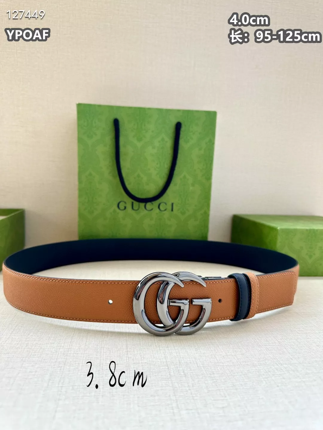 WellDesigned 3032 Gucci AAA Quality Belts For Men