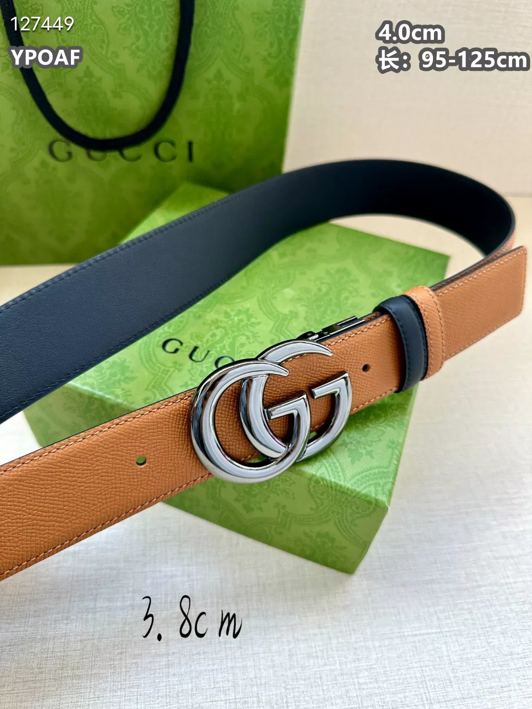 WellDesigned 3032 Gucci AAA Quality Belts For Men