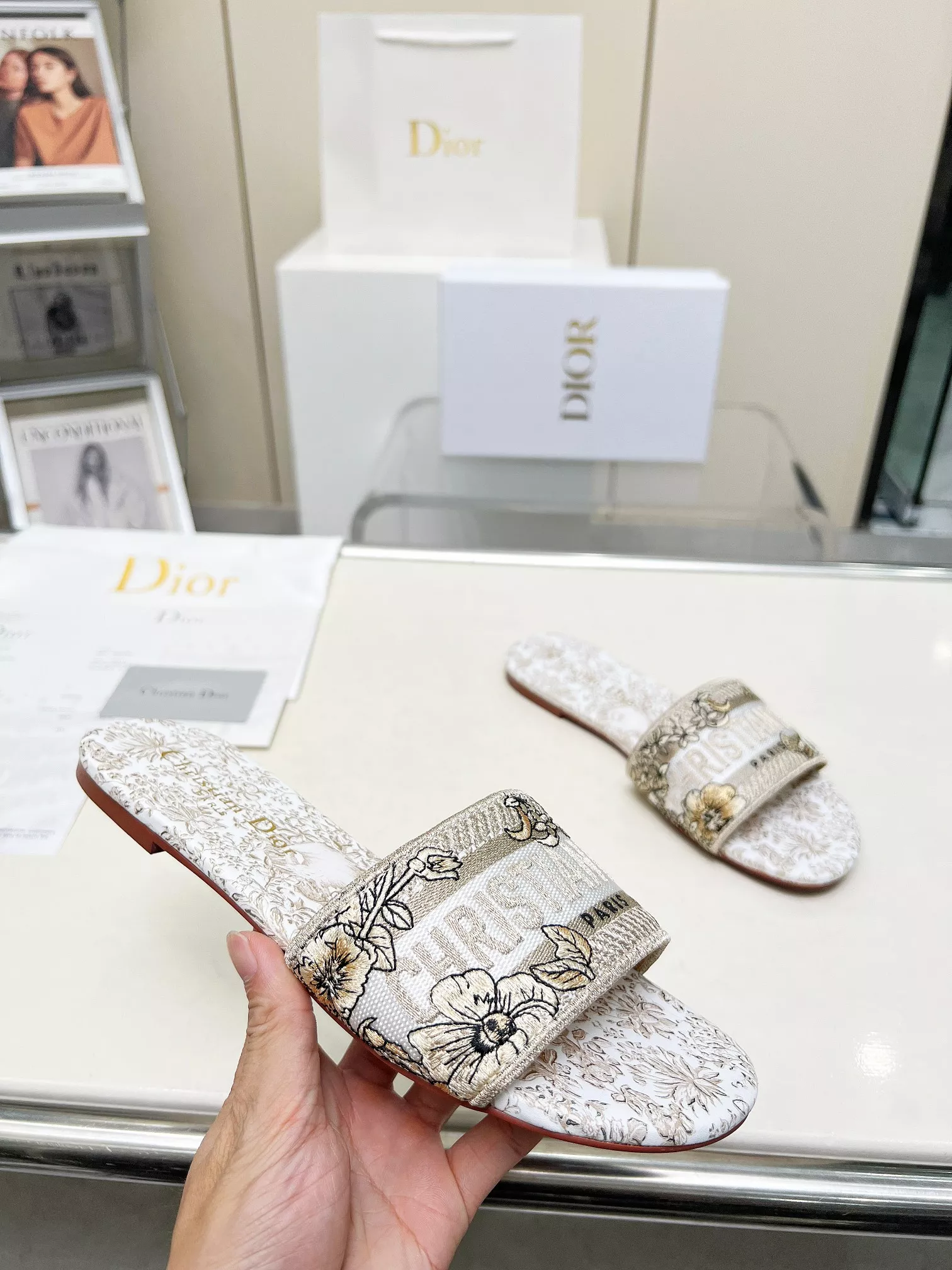 WellDesigned 3113 Christian Dior Slippers For Women