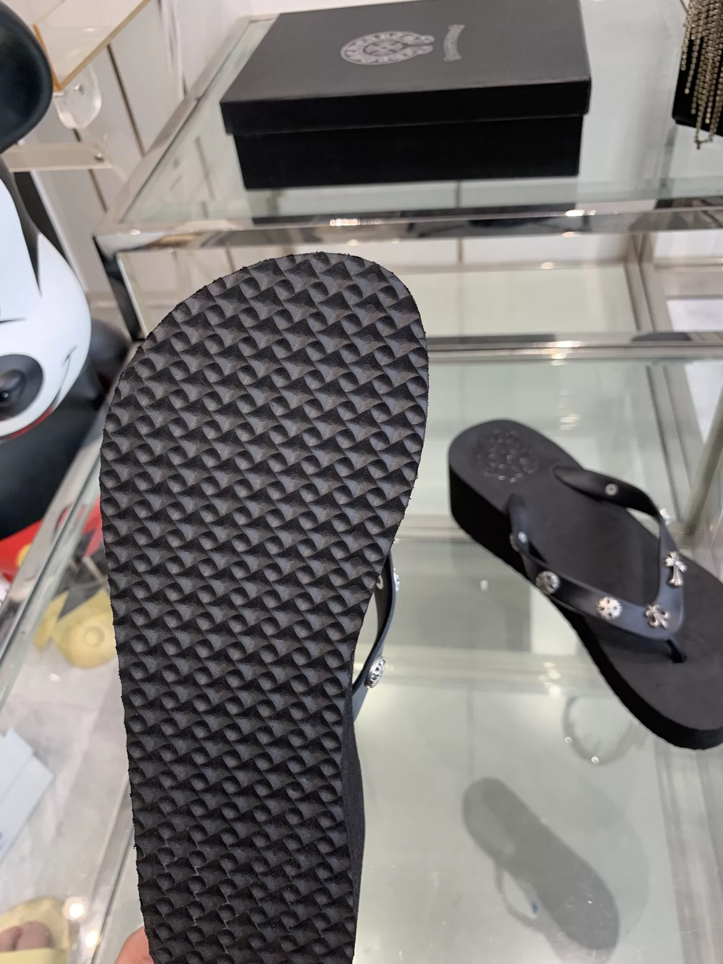 WellDesigned 3434 Chrome Hearts Slippers For Women