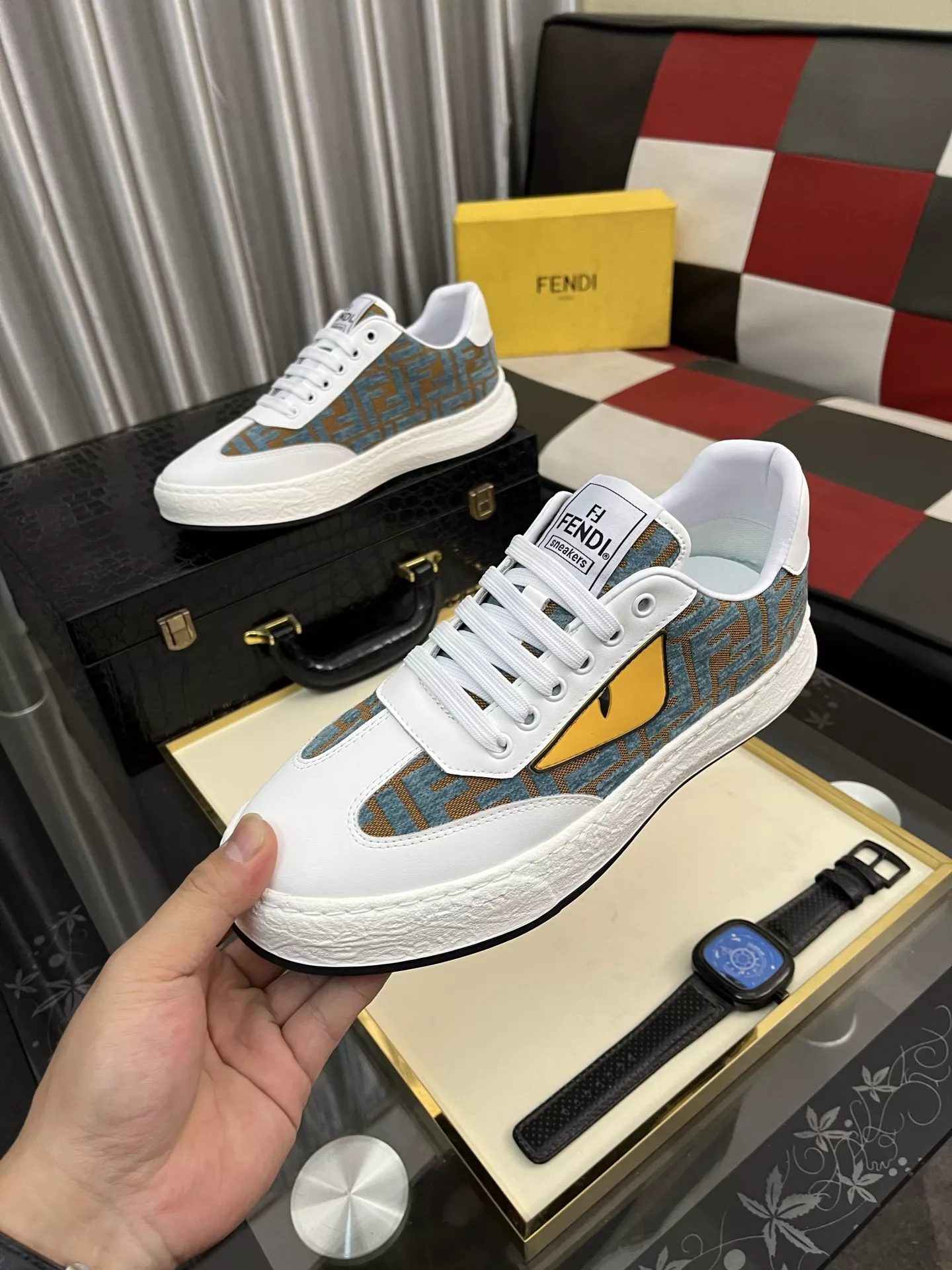 WellDesigned 3609 Fendi Casual Shoes For Men