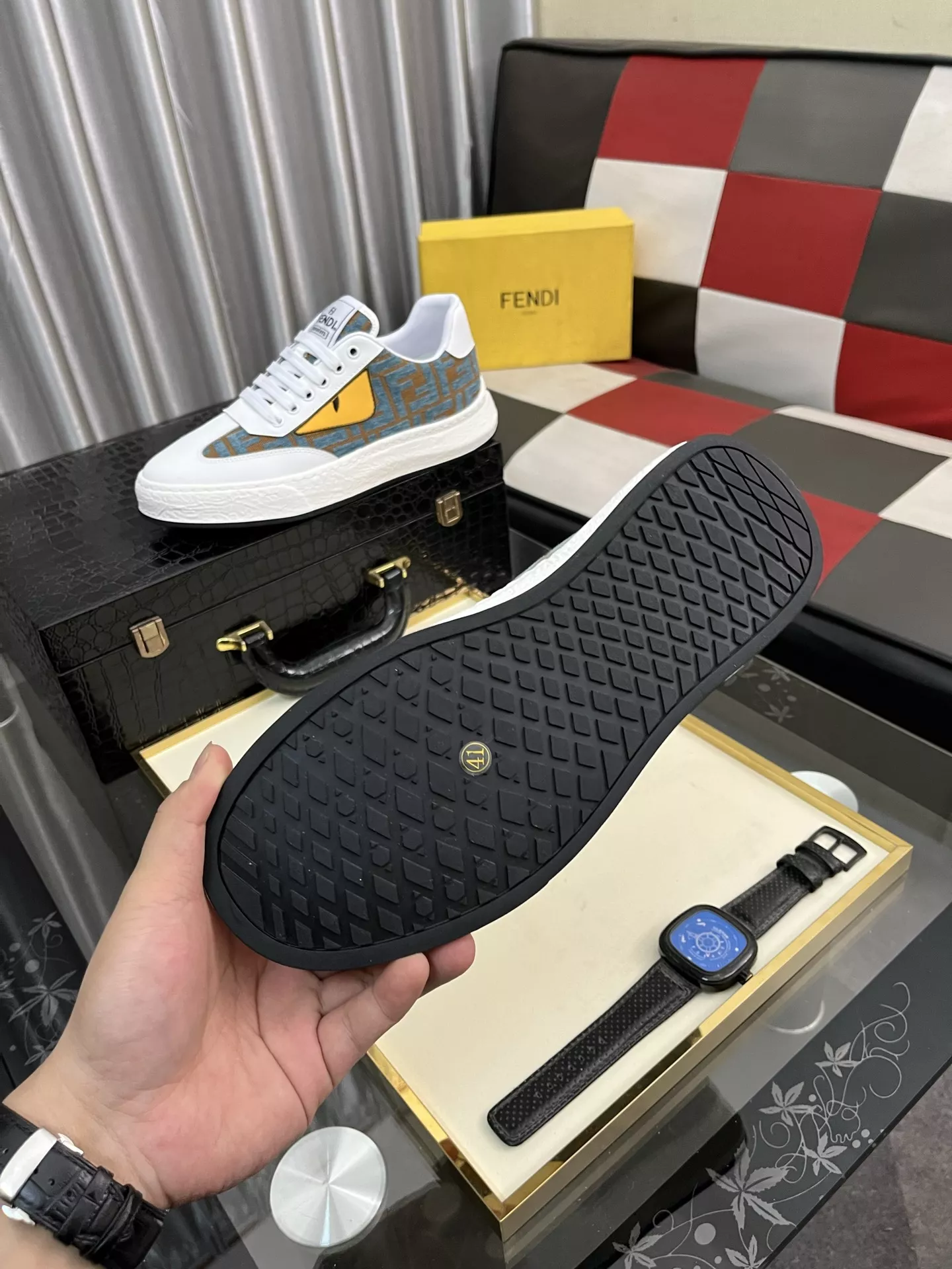 WellDesigned 3609 Fendi Casual Shoes For Men