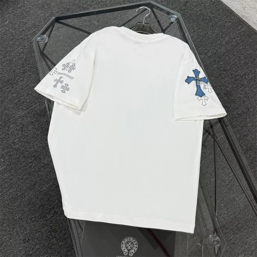 WellDesigned 3719 Chrome Hearts T-Shirts Short Sleeved For Unisex