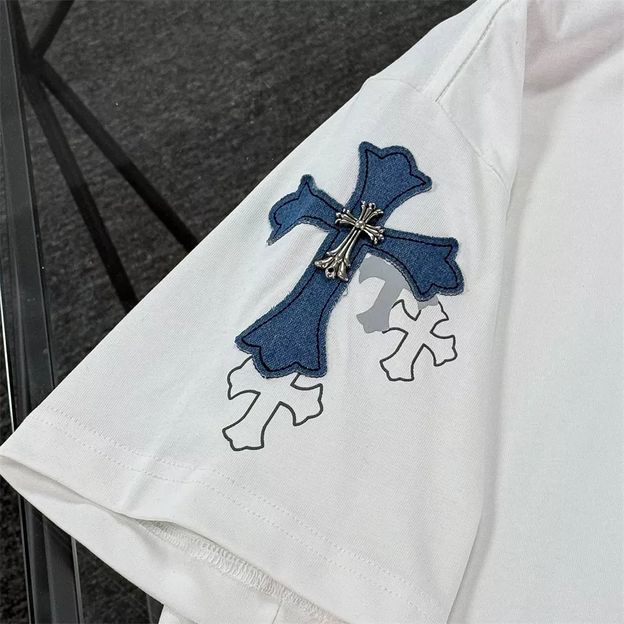WellDesigned 3719 Chrome Hearts T-Shirts Short Sleeved For Unisex
